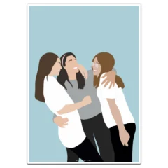 ilustraciones personalizadas para regalar amigos