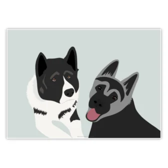 ilustraciones de mascotas perros