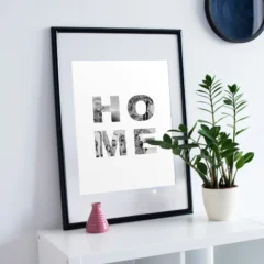 palabra con fotos lamina decorativa para regalar