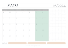 calendario personalizado 2024