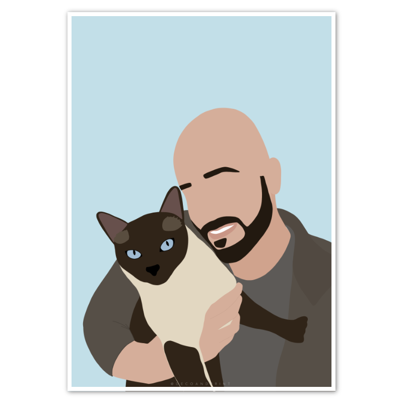 ilustraciones de mascotas personalizadas online