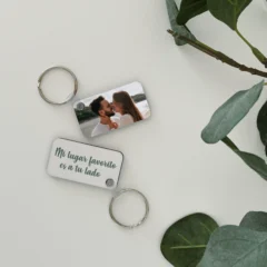 llaveros personalizados con fotos y frase llavero para san valentin