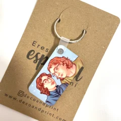 llavero personalizado con fotos para regalar amigos pareja
