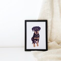 ilustracion de mascotas personalizada