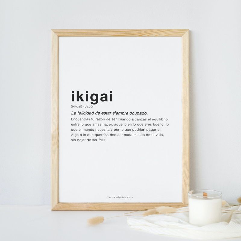 lamina con frase ikigai laminas con frases motivadoras