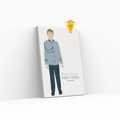 lienzos para primera comunion con ilustracion
