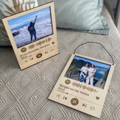 marco de fotos con cancion spotify