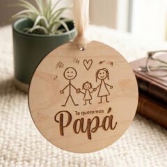 placa personalizada con dibujo para el dia del padre
